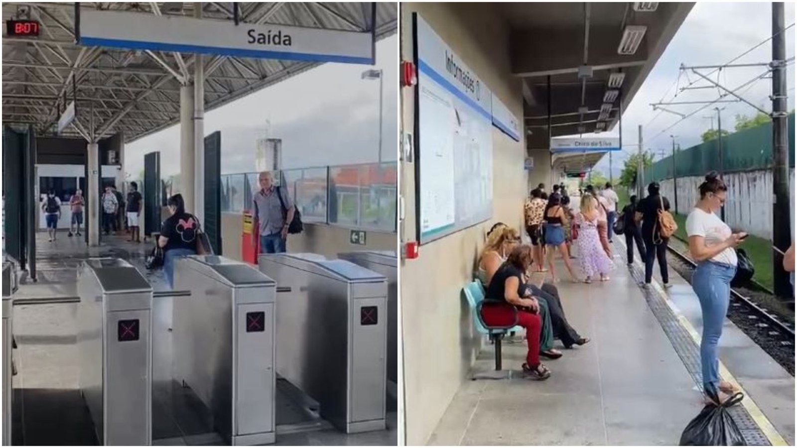 Falha mecânica suspende operação da Linha Sul do metrô de Fortaleza e afeta milhares de passageiros