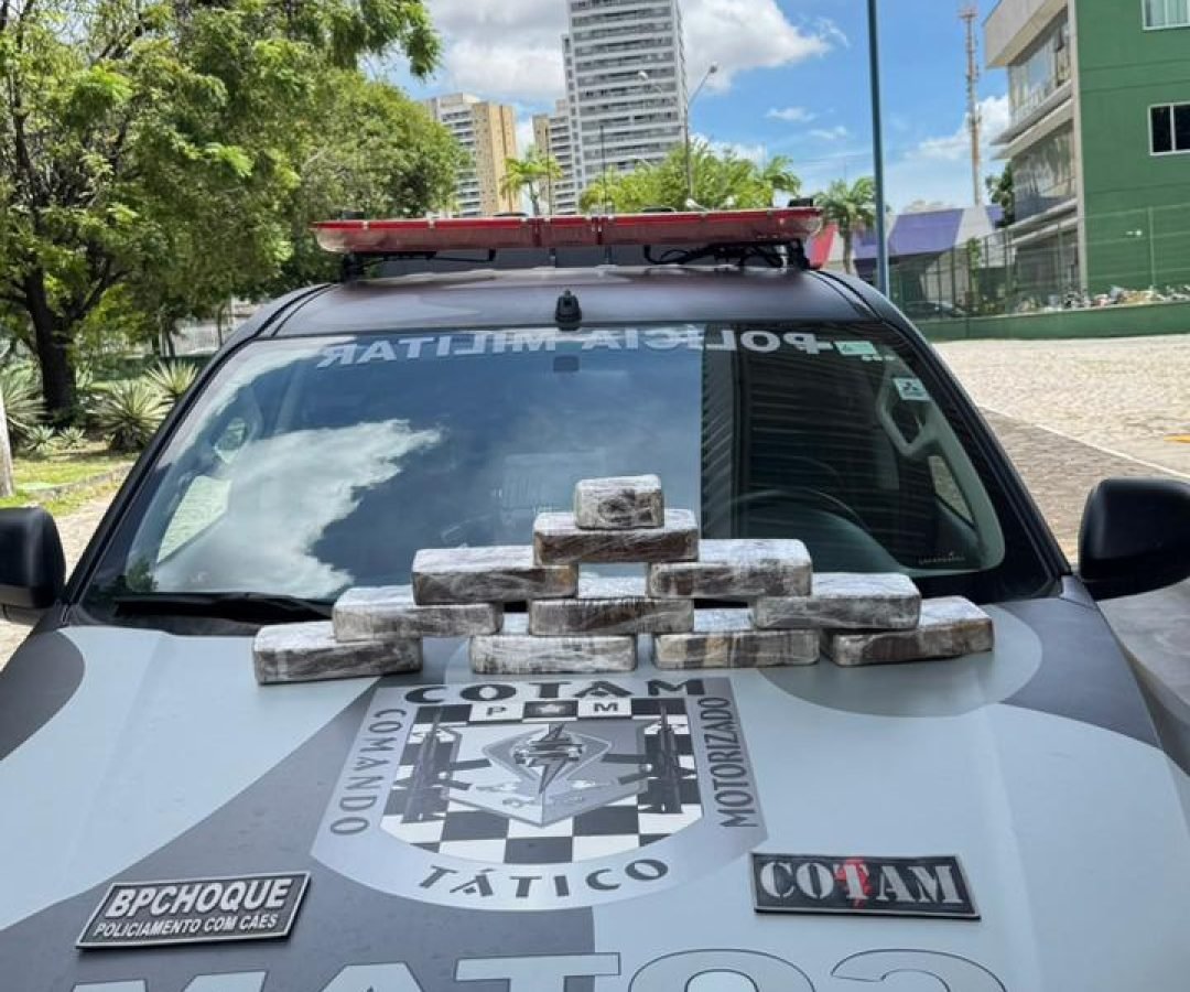 Polícia Militar apreende mais de 10 kg de crack em ônibus interestadual no Ceará