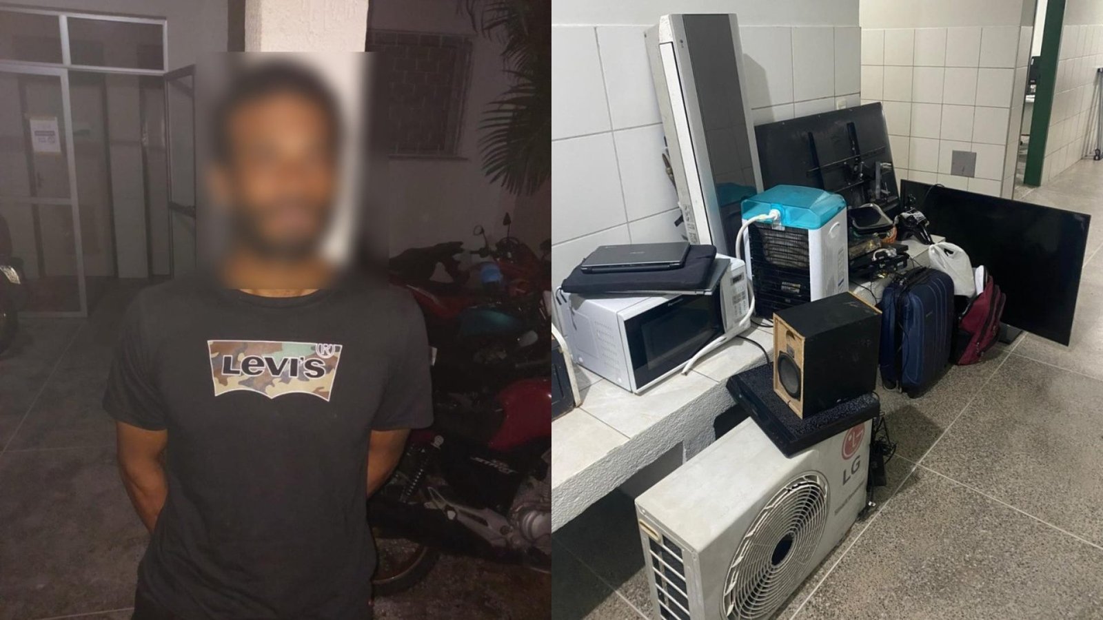 furto a uma casa no bairro Edson Queiroz, em Fortaleza. O setor de inteligência