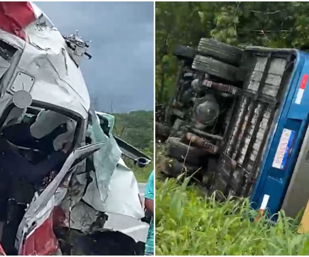 te de passageiros em um trecho da BR-222 no município de Forquilha, no dia 28 de