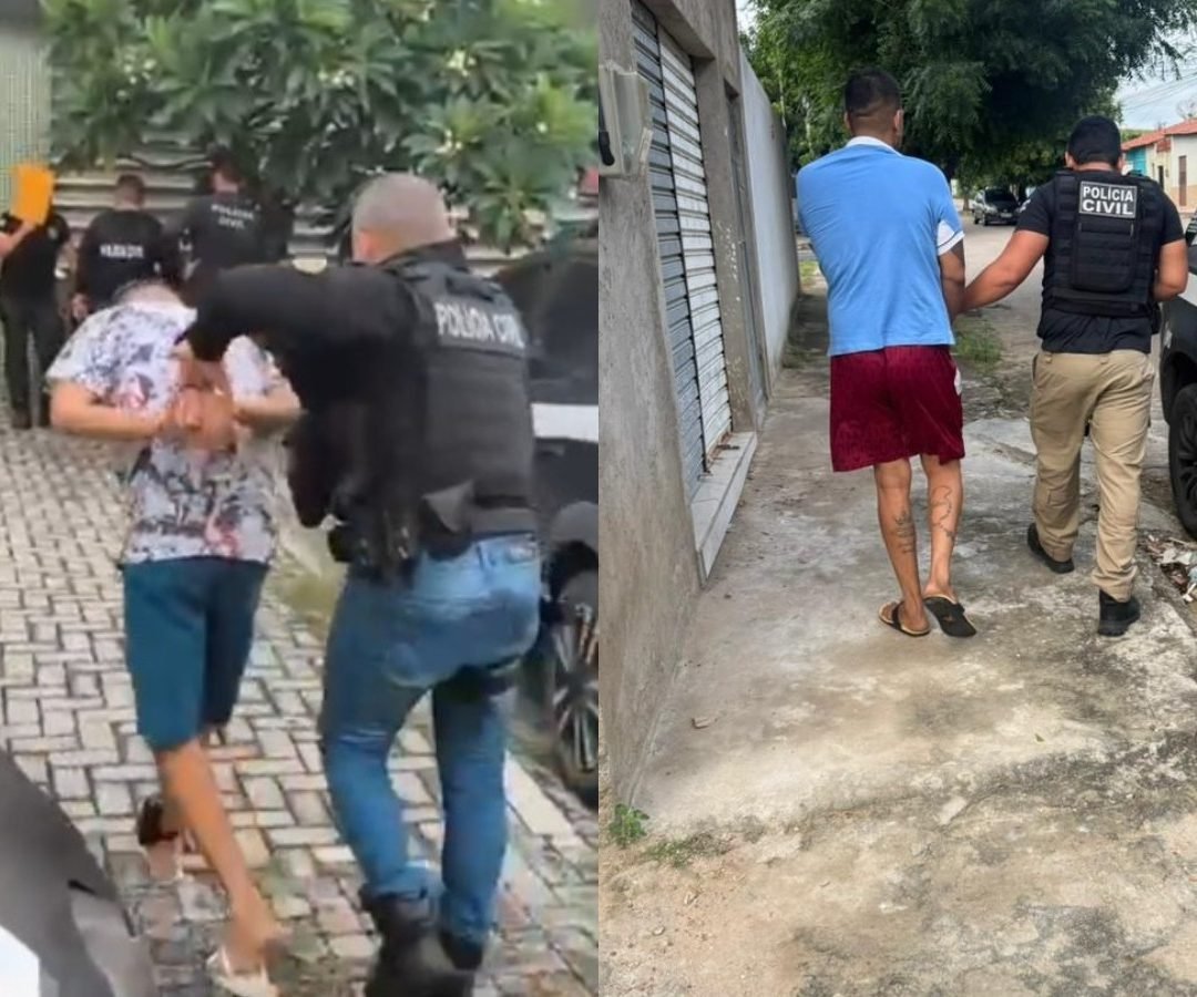porte ilegal de arma de fogo, roubo e corrupção de menores. A identidade do susp
