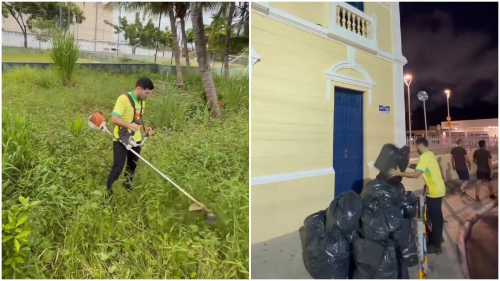 despejar lixo no Paço Municipal A Justiça do Ceará proibiu o deputado federal An