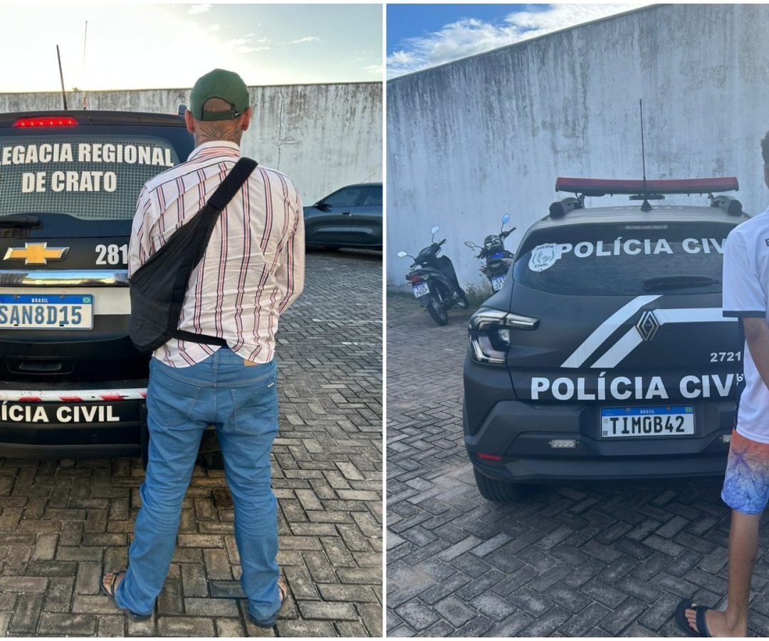 ataque a festa de facção que deixou três mortos no Crato Dois homens foram preso