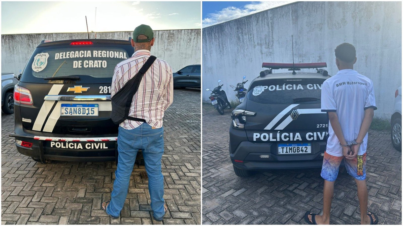 ataque a festa de facção que deixou três mortos no Crato Dois homens foram preso
