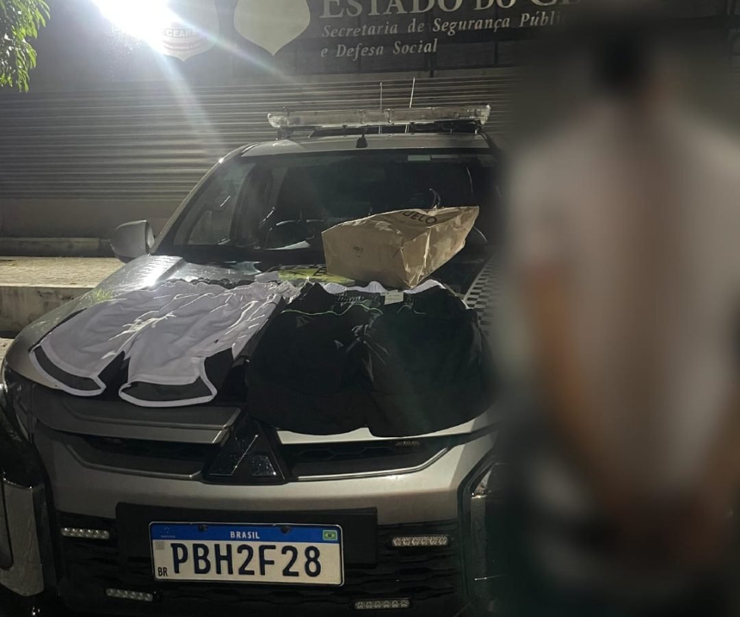 Polícia Militar do Ceará detém suspeito de furto em shopping de Fortaleza