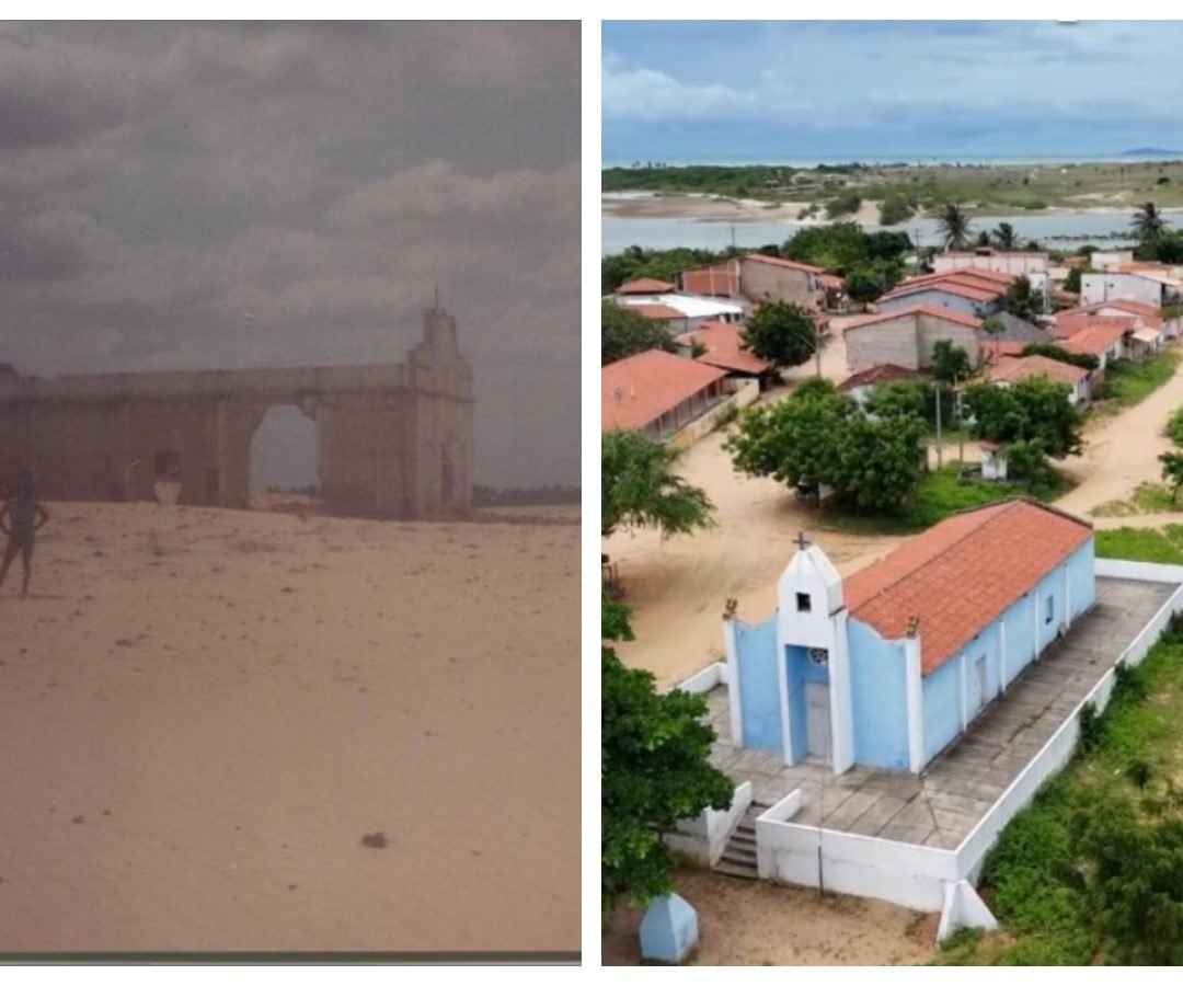 Ceará tem vila soterrada por areia das dunas Arte/g1