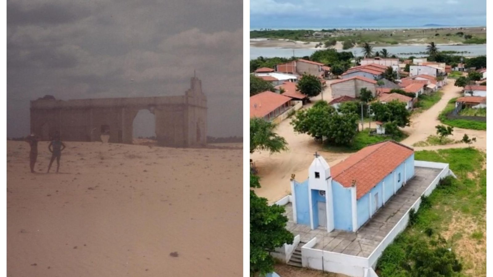 Ceará tem vila soterrada por areia das dunas Arte/g1