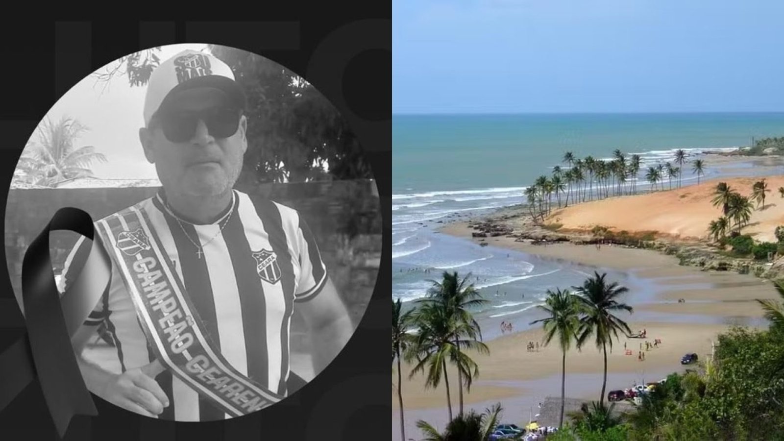 nota, que a vítima chegou a ser socorrida para uma unidade hospitalar, mas não r