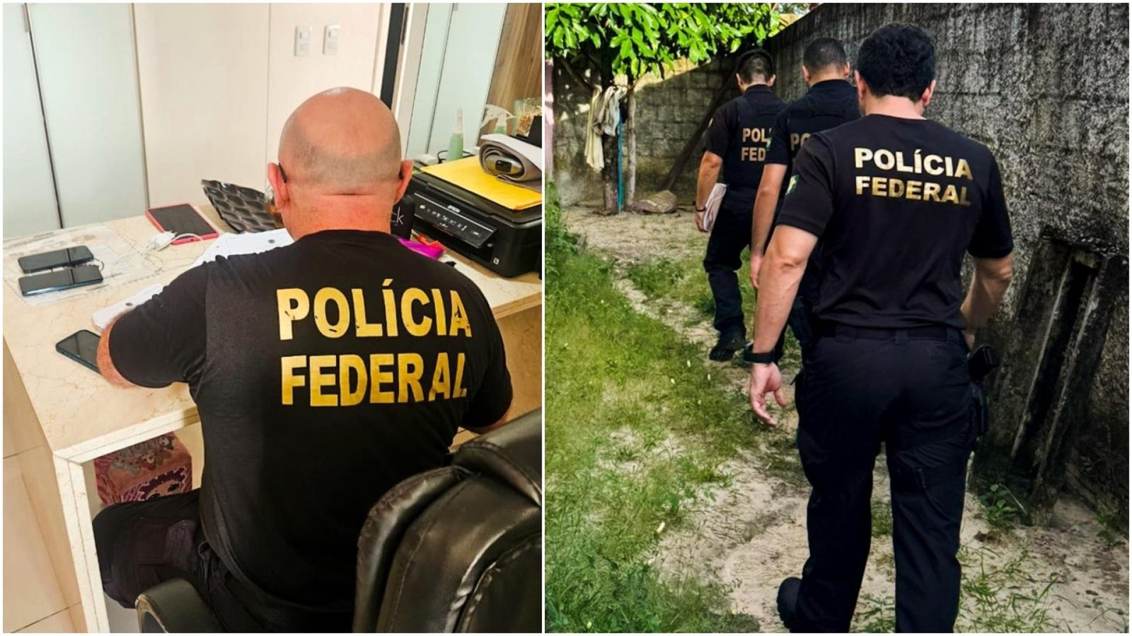 Operação Papel em Branco cumpre mandados no Ceará em apuração de fraudes em contratações públicas Polícia Federal/Divulgação