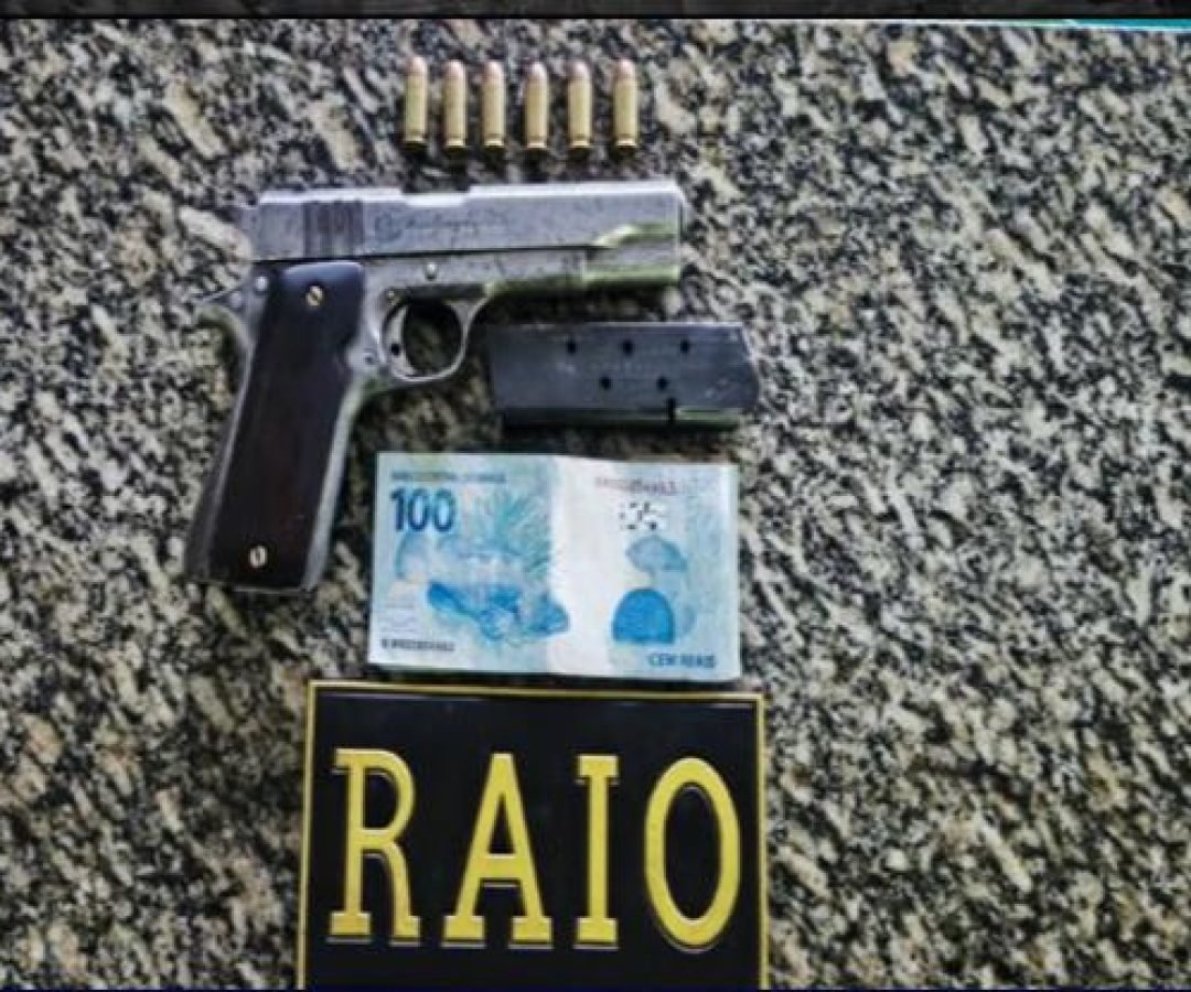 Ação do Raio resulta em prisão por porte ilegal de arma de fogo em Ipu