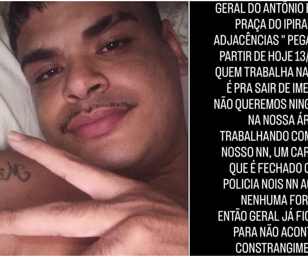 ameaçar donos de provedores em Fortaleza Um membro de uma facção criminosa foi p