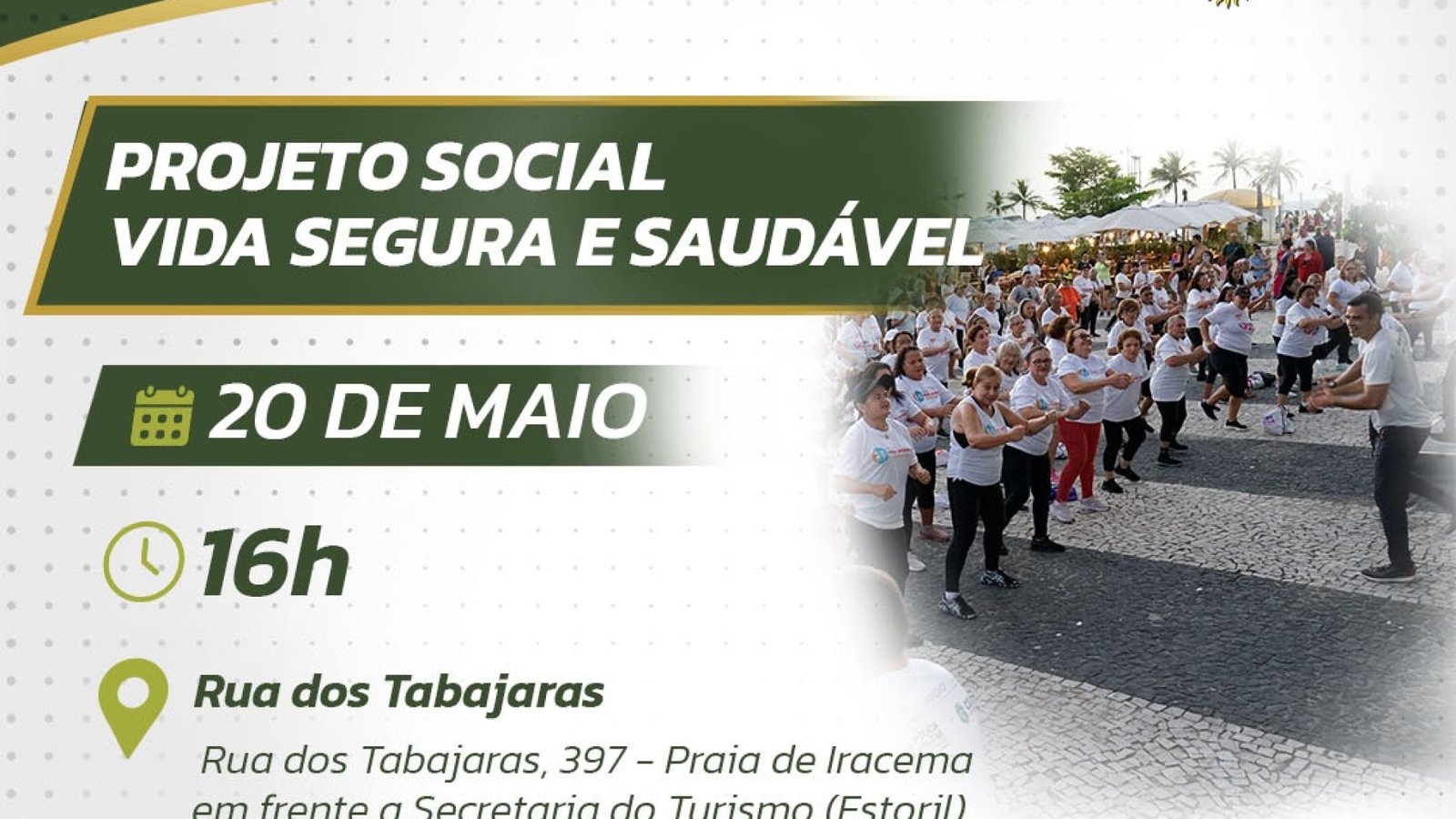 Aulão do Vida Segura e Saudável celebra 191 anos da PMCE na Praia DE Iracema