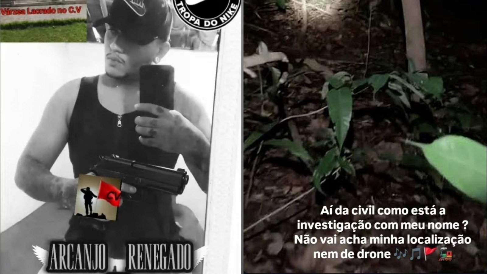 porte ilegal de arma de fogo, tráfico de drogas e tortura. Ele era apontado pela