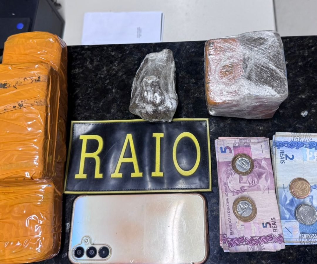 Ação do Cpraio resulta na apreensão de maconha e prisão por tráfico em Forquilha