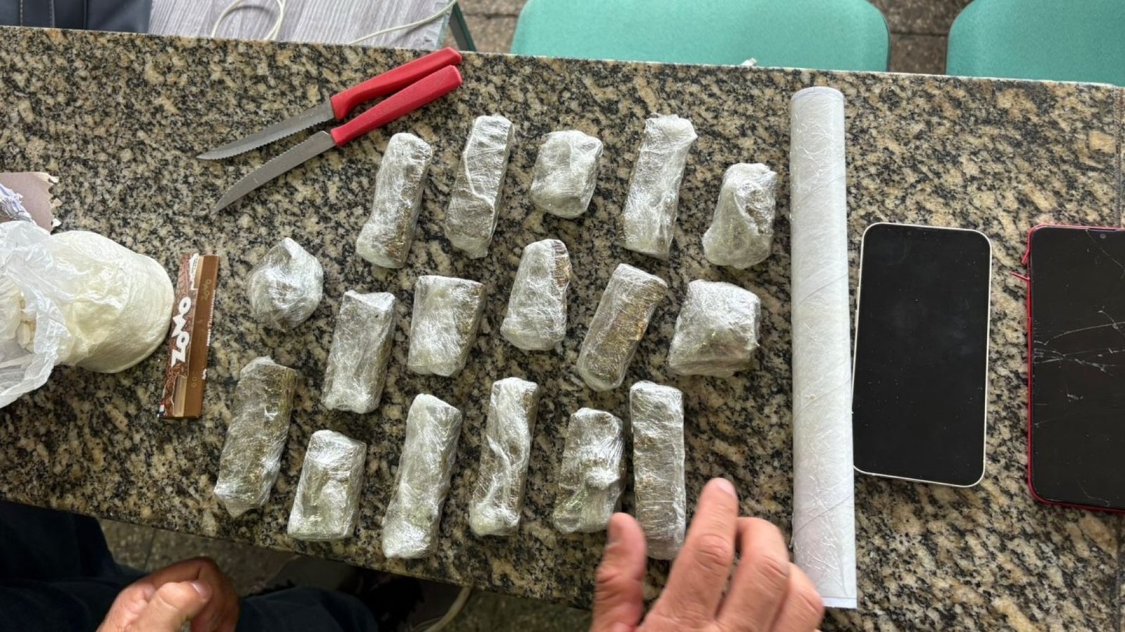 meio da 1ª Delegacia de Tianguá, cumpriu um mandado de prisão preventiva em desf