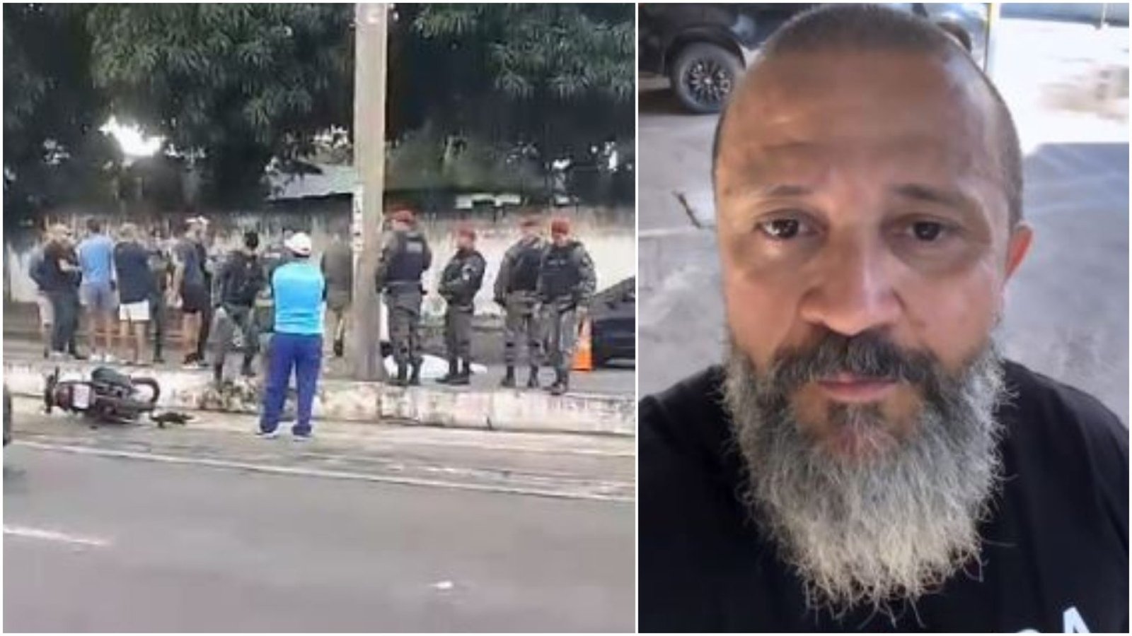 ação potiguar, o militar estava atualmente à disposição da Secretaria da Adminis