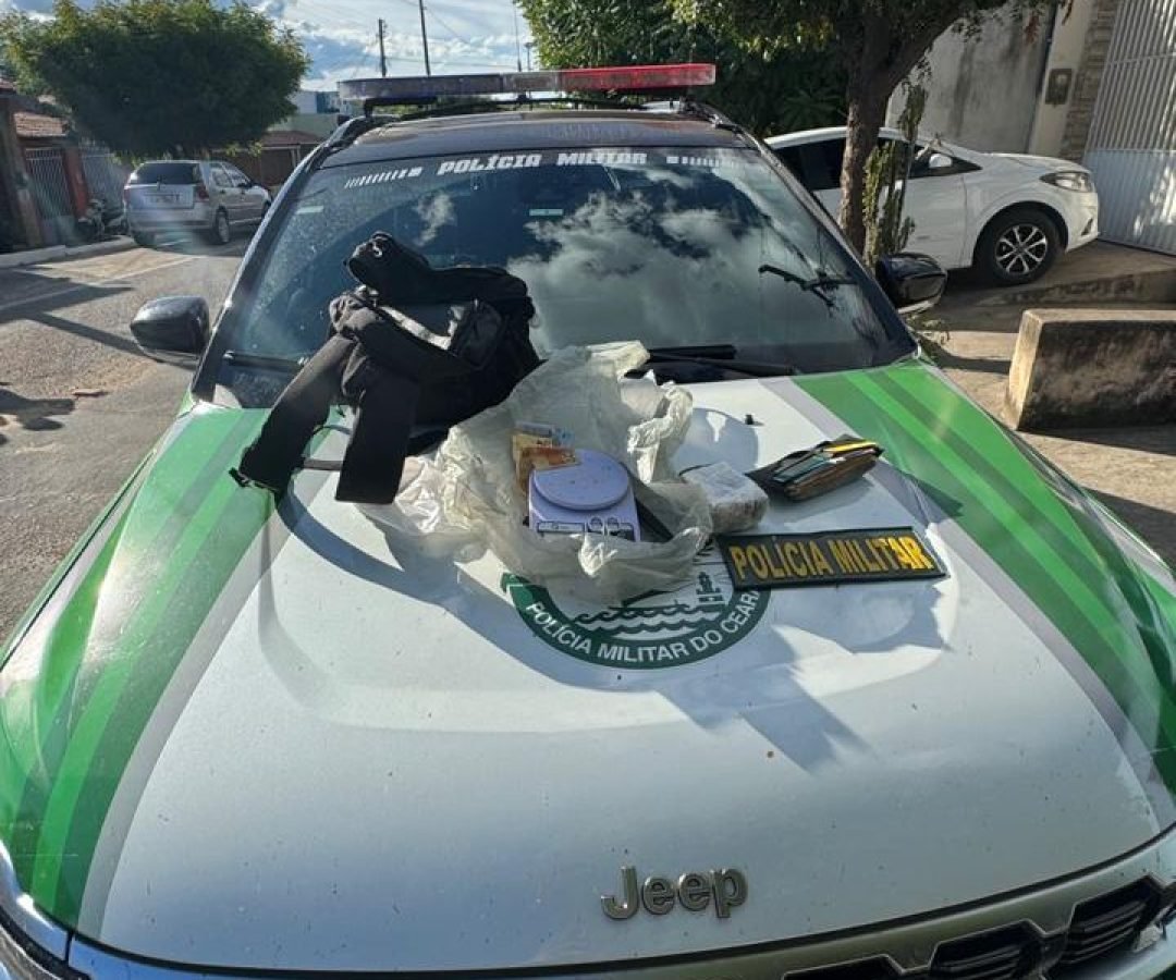Tráfico de drogas é combatido pela Polícia Militar em Assaré