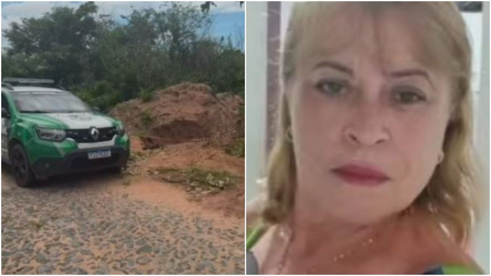 al, com as sandálias da vítima jogadas próxima a uma mata. Além disso, foi const