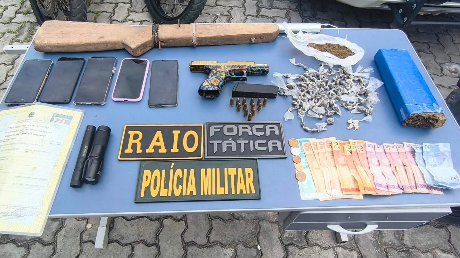 Apreensão de arma e drogas em Ipu reflete estratégia de combate ao crime no Ceará