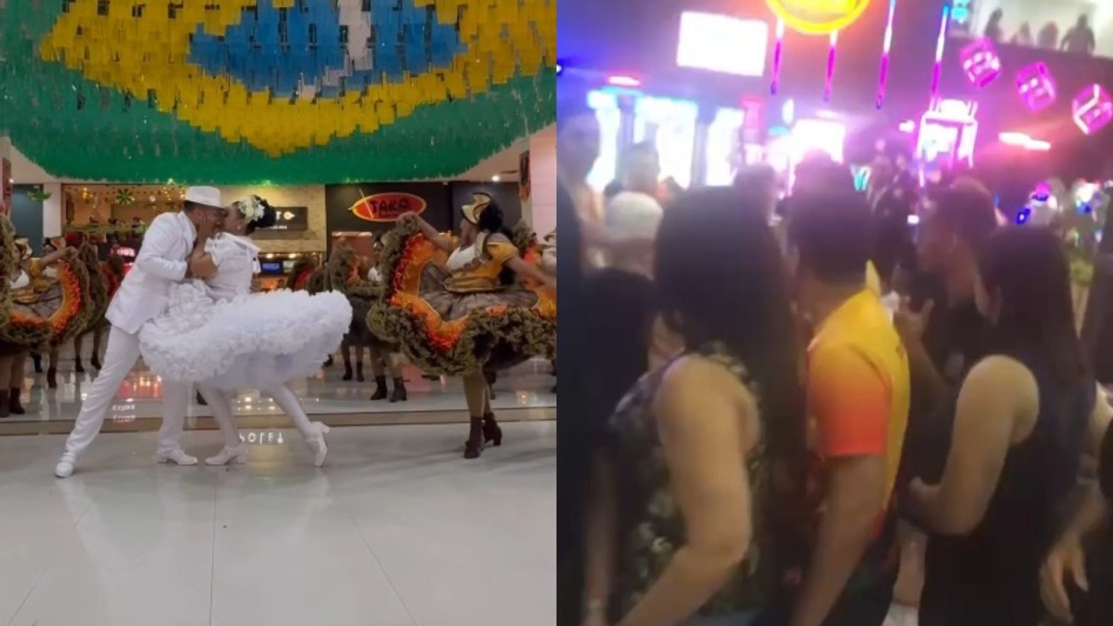 casal de idosos Uma quadrilha junina denunciou que os integrantes foram vítimas