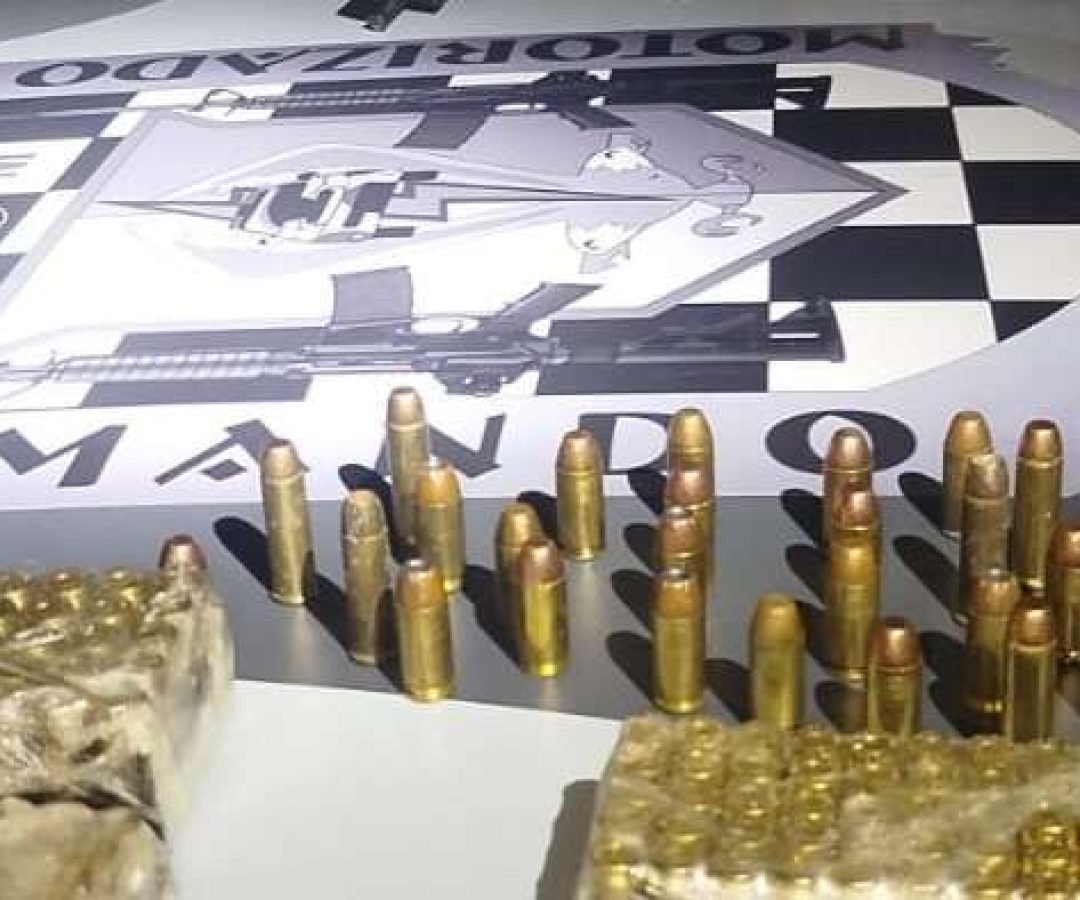 Apreensão de arsenal marca patrulhamento tático no bairro José Walter