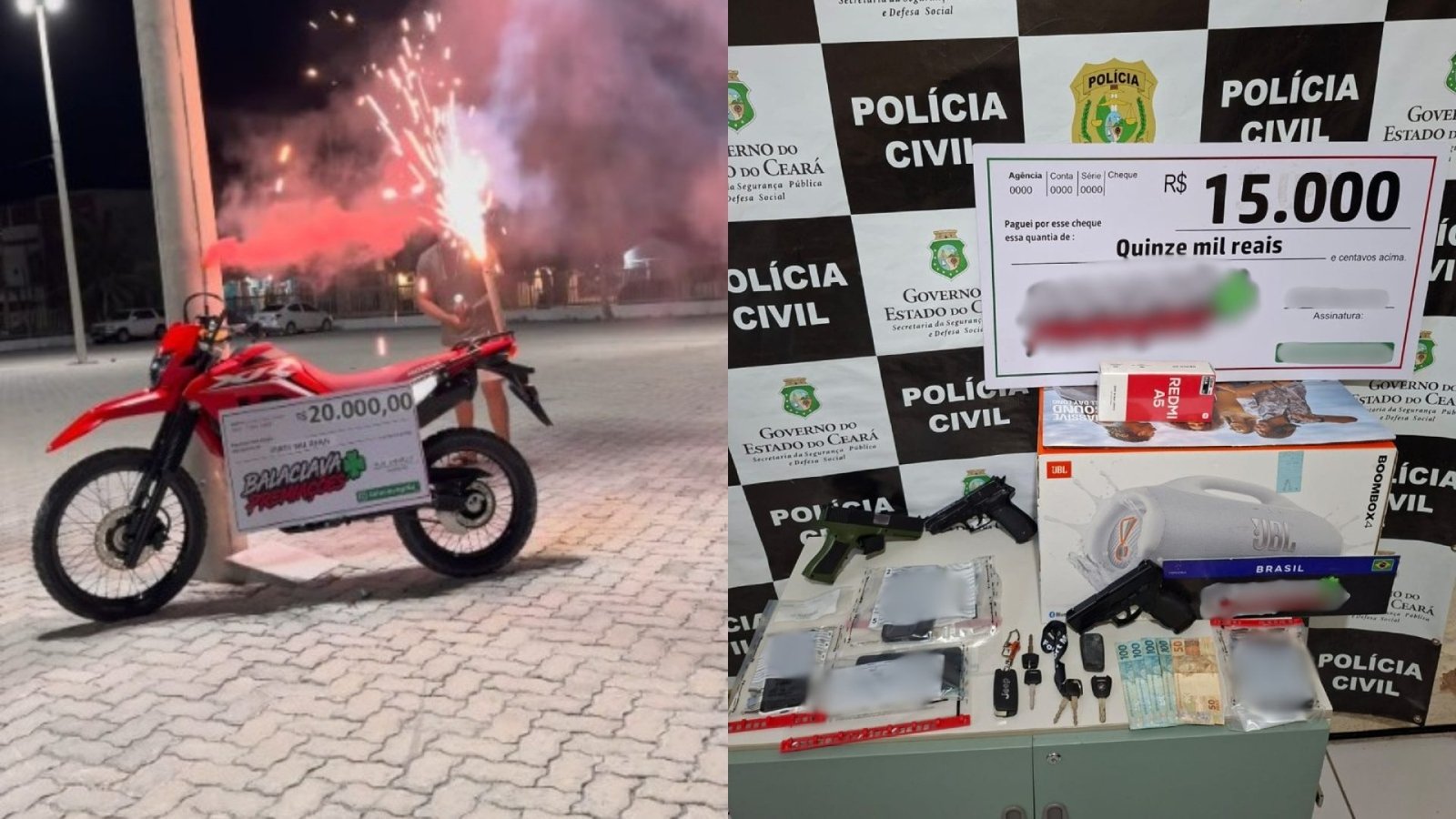 suspeita de promover rifas ilegais via redes sociais para lavagem de dinheiro, e