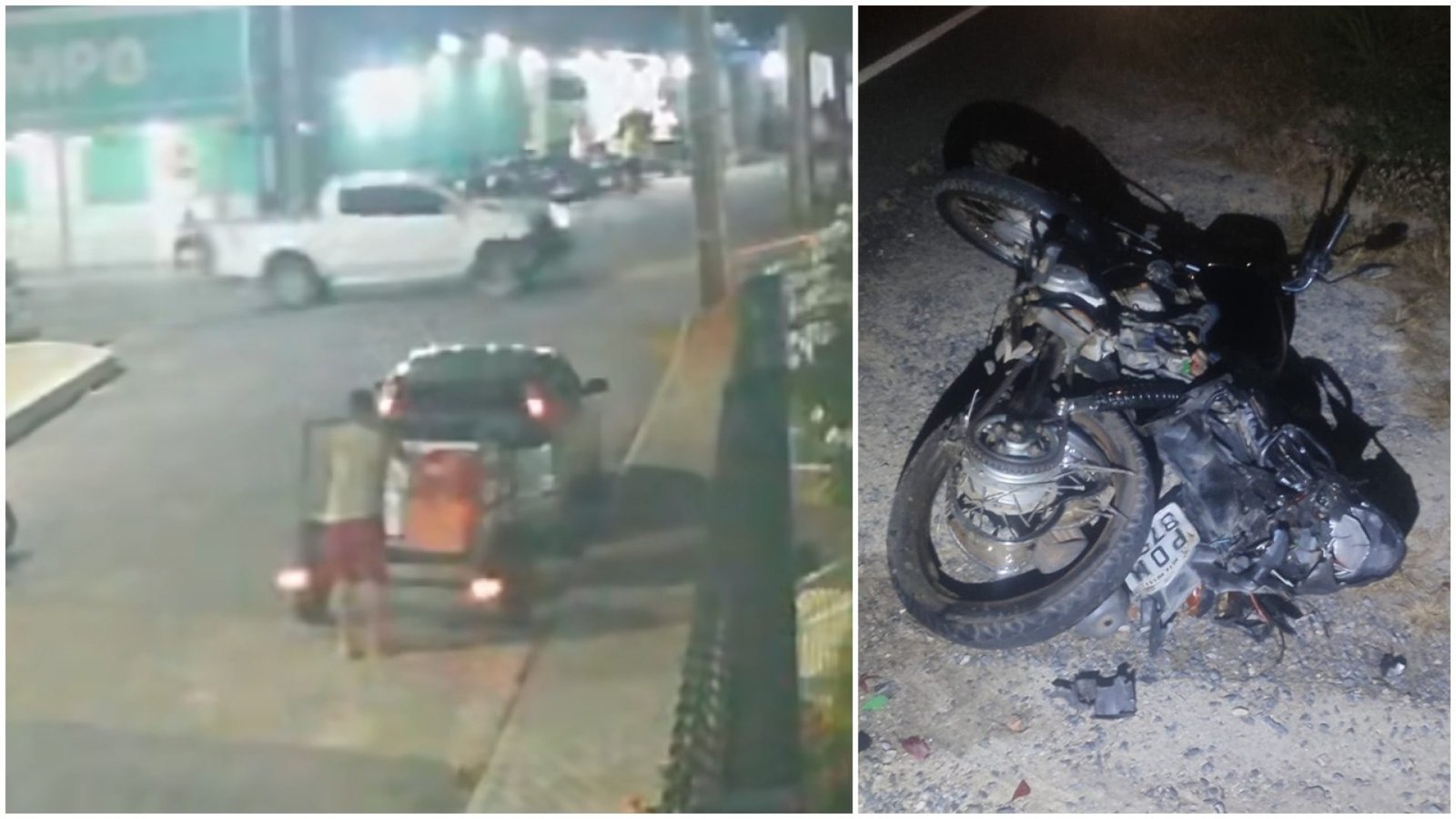 caminhonete que fugiu sem prestar socorro em Nova Um motociclista morreu após se