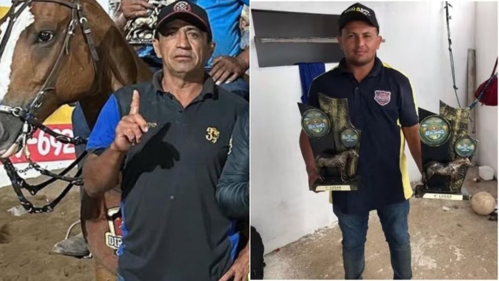 vitória antes de ser assassinado em Quixeramobim A polícia do Ceará procura há m
