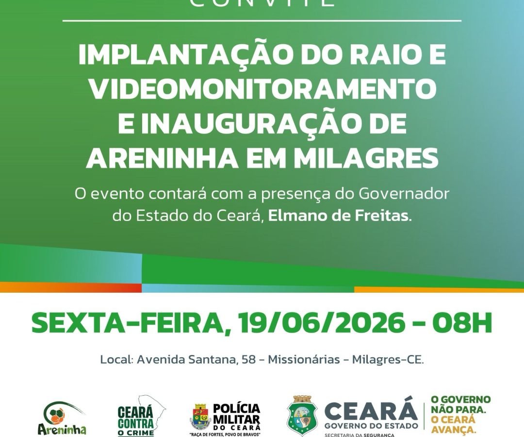 Milagres recebe nova unidade do Cpraio em cerimônia com governador Elmano de Freitas