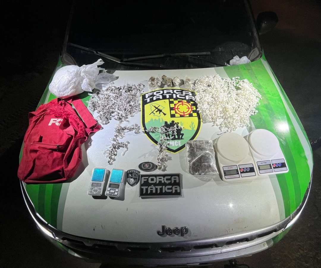 Apreensão de drogas em Varjota mobiliza Força Tática da PMCE na região norte