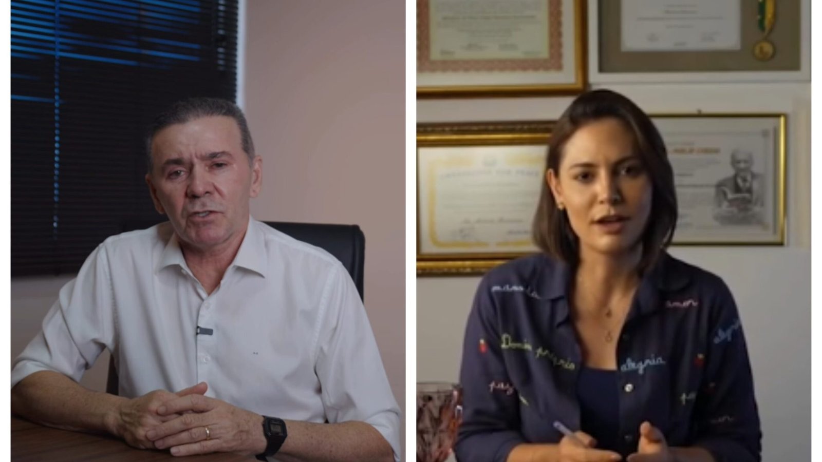 Michelle Bolsonaro em que ela diz ter sido maltratada e humilhada por Flávio e c