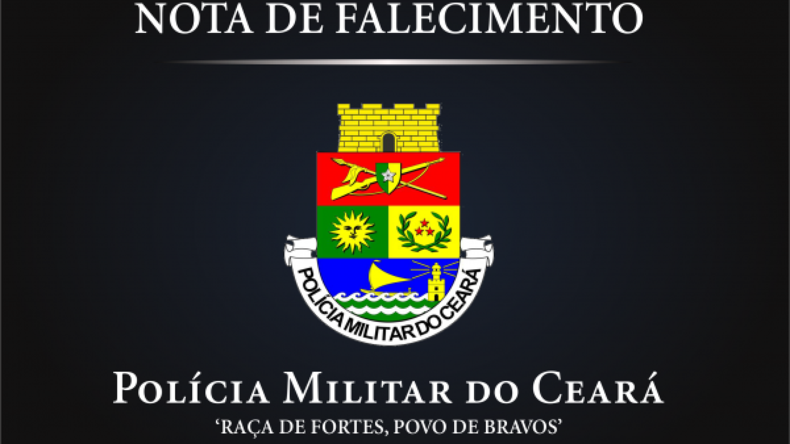Polícia Militar do Ceará lamenta o falecimento do capitão Rogerio Barbosa Saboya de Castro