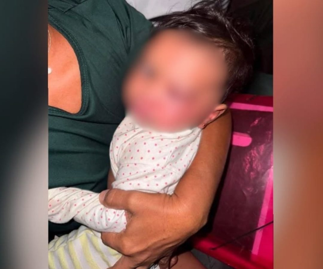espancar a filha de 8 meses na Grande Fortaleza A bebê de 8 meses de idade, espa
