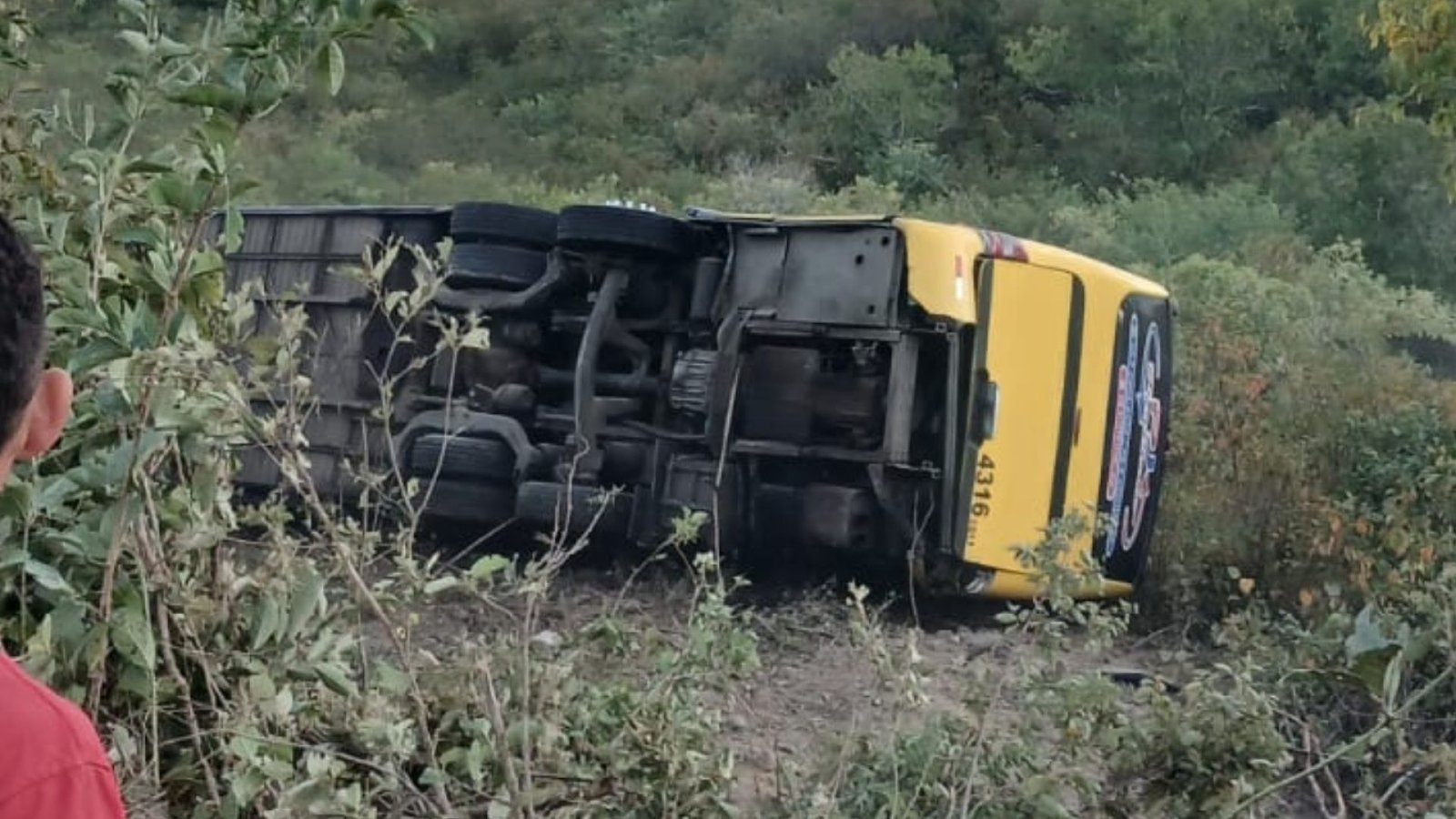 tava mais de 40 romeiros tombou e deixou dois mortos e vários feridos na CE-456