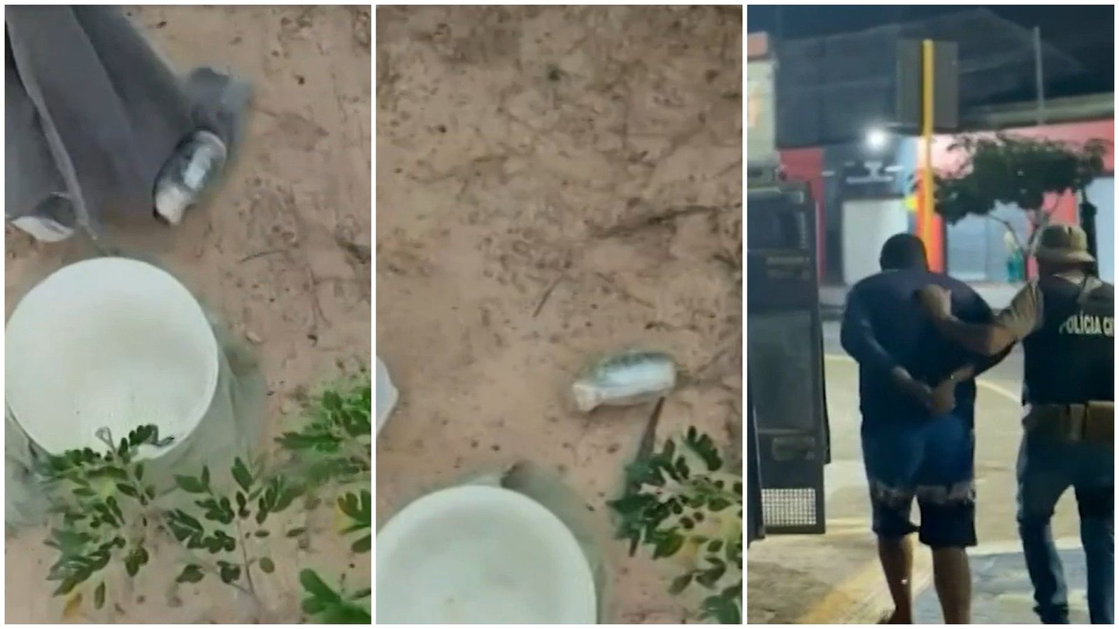 suspeita de planejar um ataque com granadas à delegacia de Polícia Civil da cida
