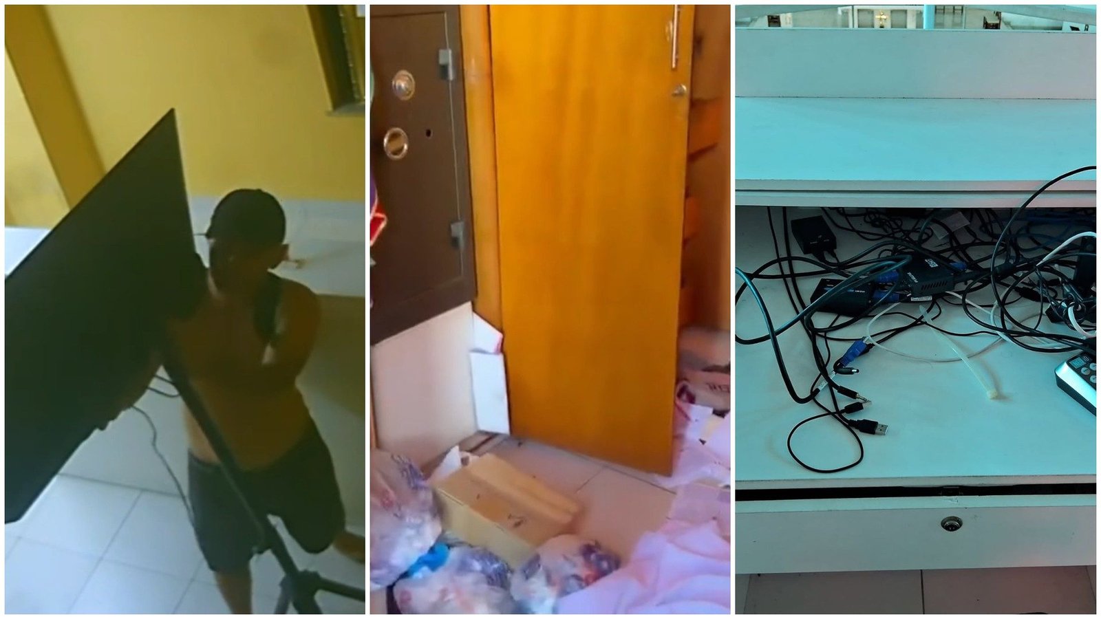 tempo indeterminado após um homem invadir a paróquia na madrugada da sexta-feira