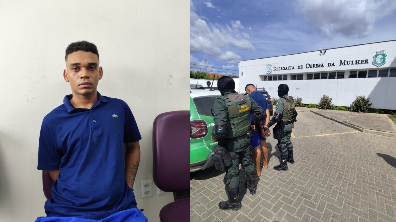 tentar matar companheira ateando fogo nela, no interior do Ceará. Reprodução Um